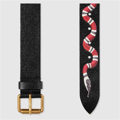 mens gucci kingsnake belt